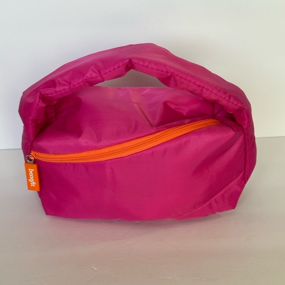 Benefit Pink Cosmetic Bag NWOT - Picture 9 of 9